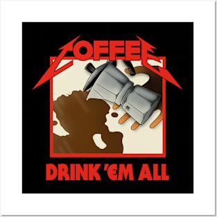 Coffeetallica Posters and Art